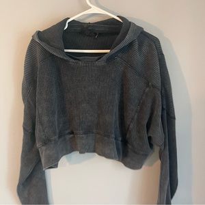 Urban outfitters charcoal crop top